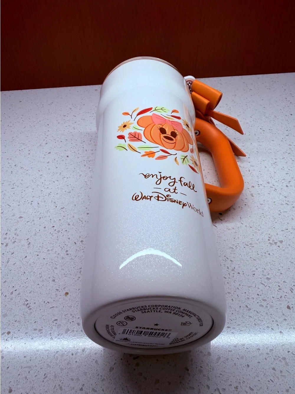 NEW 2026 DISNEY WORLD STARBUCKS PUMPKIN SPICE FALL COLLECTION 24oz TUMBLER